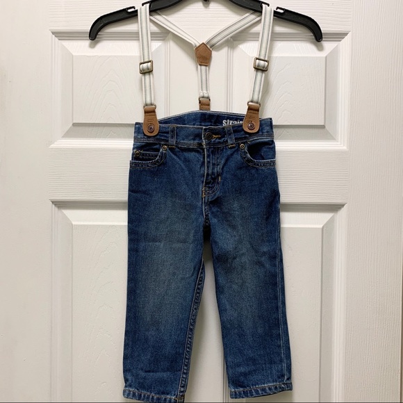 Carter's Other - Carter’s Jeans with Suspenders 24 months